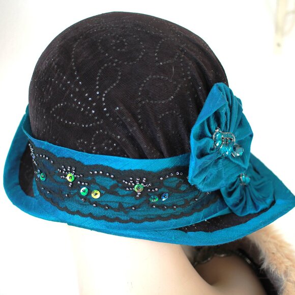 20s Style Flapper Party Hat - Picture 2 of 7
